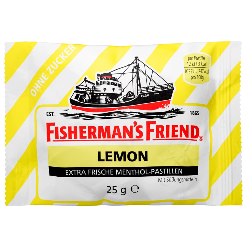 Fisherman's Friend Lemon ohne Zucker 25g